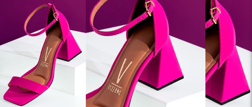 A-listers: shoes with triangle heel - Vizzano